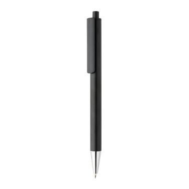 Logo trade promotional item photo of: Amisk RCS certified recycled aluminum pen
