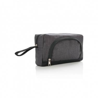 Logo trade corporate gift photo of: Classic two tone toiletry bag