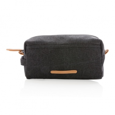 Logotrade promotional items photo of: Canvas toiletry bag PVC free