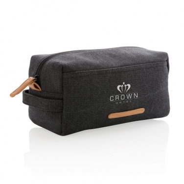 Logotrade promotional gifts photo of: Canvas toiletry bag PVC free
