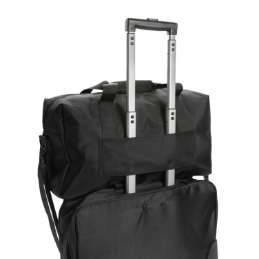 Logo trade advertising products picture of: Swiss Peak AWARE™ RPET Voyager weekend bag