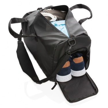 Logotrade promotional products photo of: Fashion black weekend bag PVC free