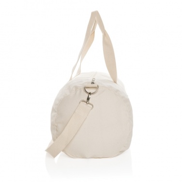 Logo trade promotional giveaways picture of: Impact Aware™ 285gsm rcanvas duffel bag undyed