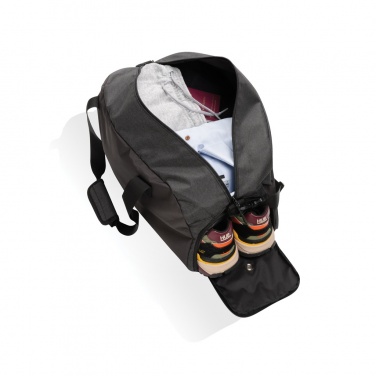 Logo trade promotional items image of: Kazu AWARE™ RPET basic weekend duffel