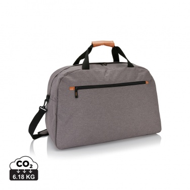 Logo trade promotional items picture of: Fashion duo tone travel bag
