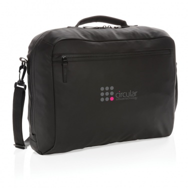 Logo trade promotional gift photo of: Fashion black 15.6" laptop bag PVC free