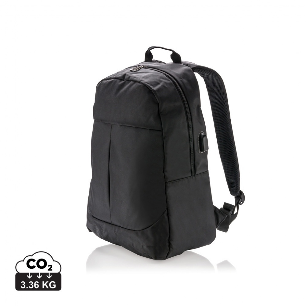 Logo trade promotional products image of: Power USB laptop backpack