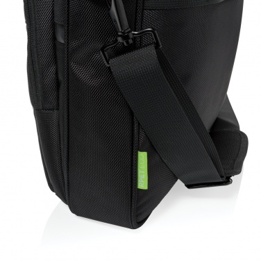 Logotrade promotional giveaway image of: Swiss Peak RPET Voyager RFID 15.6" laptop bag