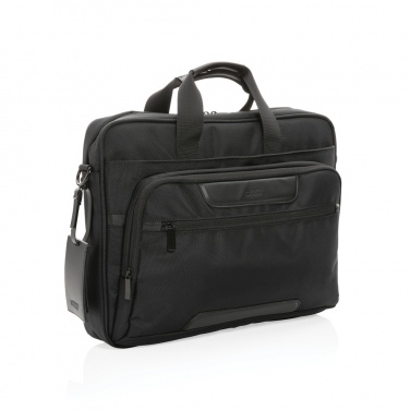 Logotrade promotional item image of: Swiss Peak AWARE™ RPET Voyager 15.6" laptop bag