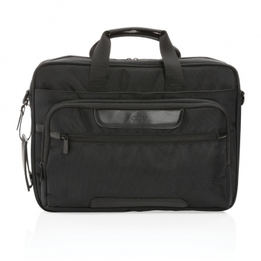 Logo trade promotional giveaway photo of: Swiss Peak AWARE™ RPET Voyager 15.6" laptop bag
