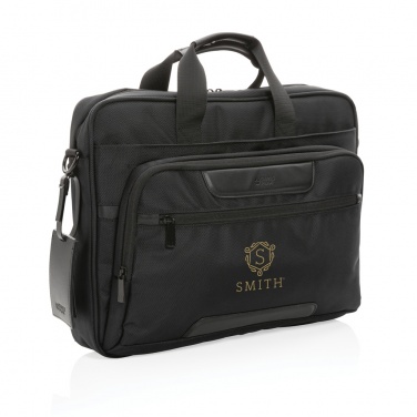 Logotrade advertising product picture of: Swiss Peak AWARE™ RPET Voyager 15.6" laptop bag