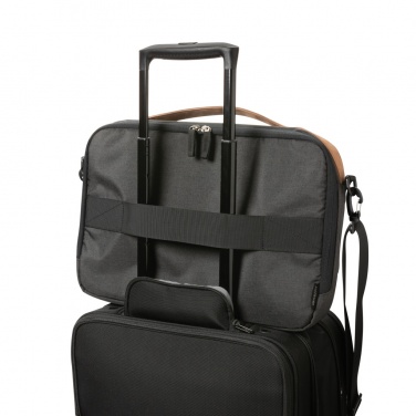 Logo trade promotional products picture of: Impact AWARE™ 300D two tone deluxe 15.6" laptop bag