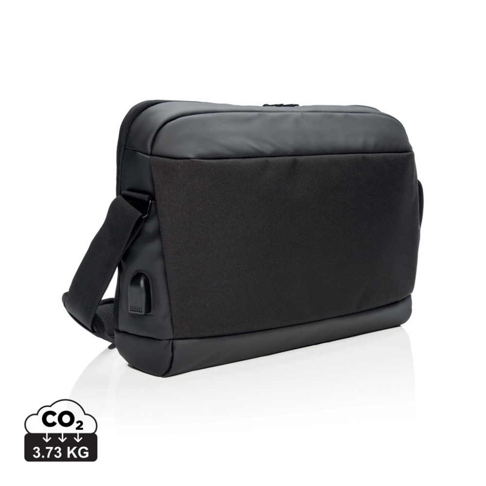 Logo trade advertising products picture of: Madrid RFID USB 15.6" laptop bag PVC free