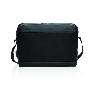 Logotrade corporate gift picture of: Madrid RFID USB 15.6" laptop bag PVC free
