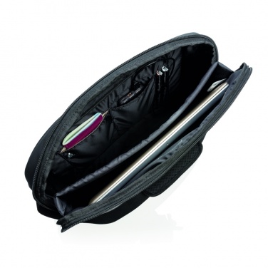 Logotrade promotional giveaway picture of: Madrid RFID USB 15.6" laptop bag PVC free