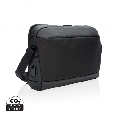 Logo trade advertising product photo of: Madrid RFID USB 15.6" laptop bag PVC free