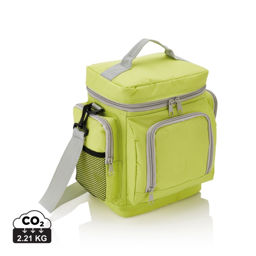 Logo trade promotional giveaways image of: Deluxe travel cooler bag