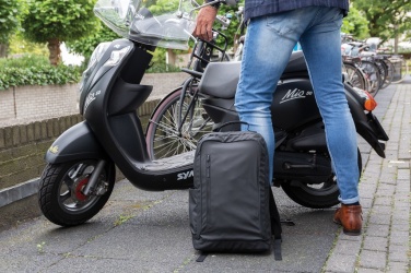 Logo trade advertising products picture of: Fashion black 15.6" laptop backpack PVC free
