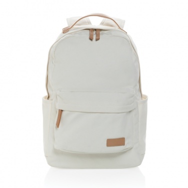 Logo trade corporate gifts image of: Impact AWARE™ 16 oz. recycled canvas backpack