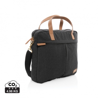Logotrade promotional item picture of: Impact AWARE™ 16 oz. recycled canvas laptop bag