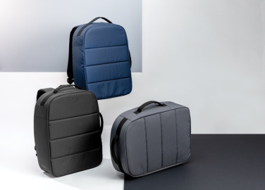 Logo trade promotional giveaway photo of: Impact AWARE™ RPET anti-theft 15.6" laptop backpack