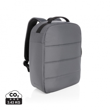 Logotrade advertising products photo of: Impact AWARE™ RPET anti-theft 15.6" laptop backpack