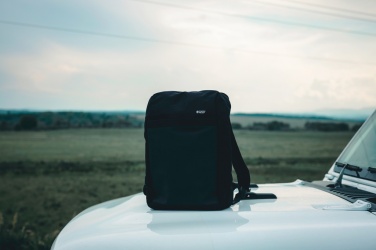 Logo trade corporate gifts picture of: Swiss Peak 15" anti-theft RFID & USB backpack PVC free