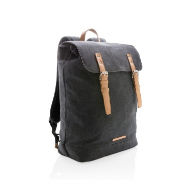 Logotrade corporate gift picture of: Canvas laptop backpack PVC free
