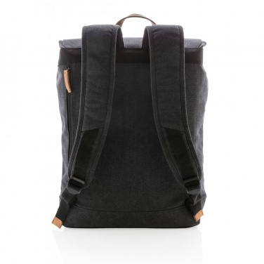 Logo trade promotional product photo of: Canvas laptop backpack PVC free