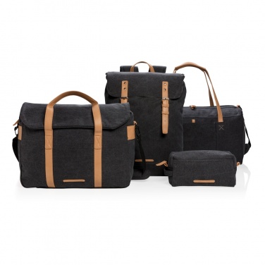 Logo trade business gift photo of: Canvas travel/weekend bag PVC free