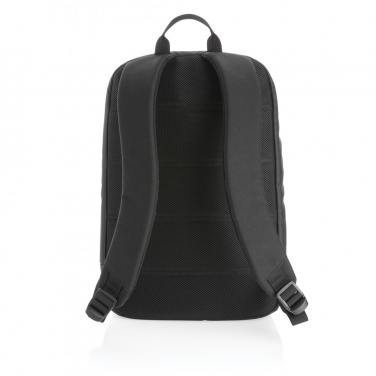 Logo trade promotional items image of: Swiss Peak laptop backpack with UV-C steriliser pocket