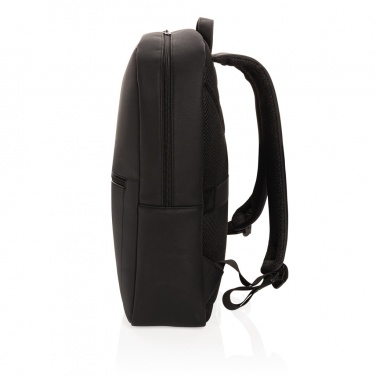 Logo trade promotional items image of: Swiss Peak deluxe PU laptop backpack PVC free