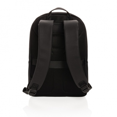 Logotrade corporate gift picture of: Swiss Peak deluxe PU laptop backpack PVC free