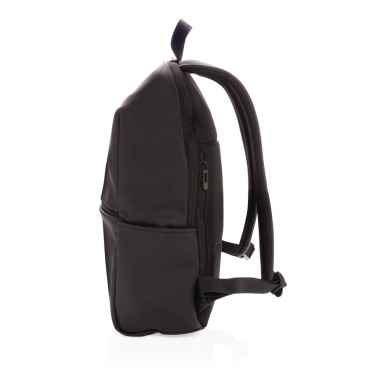 Logo trade business gift photo of: Smooth PU 15.6"laptop backpack