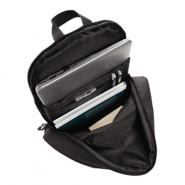 Logotrade advertising product image of: Smooth PU 15.6"laptop backpack