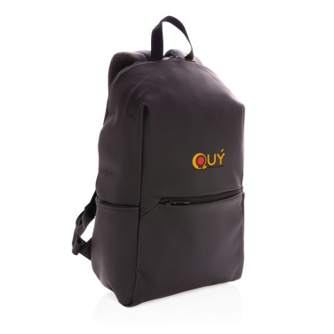 Logotrade promotional item image of: Smooth PU 15.6"laptop backpack