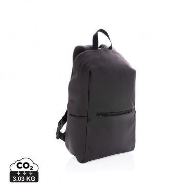 Logo trade promotional item photo of: Smooth PU 15.6"laptop backpack
