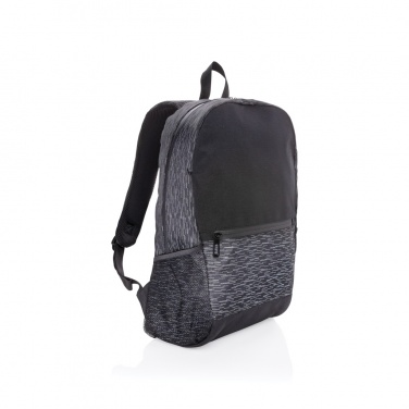Logo trade promotional gift photo of: AWARE™ RPET Reflective laptop backpack