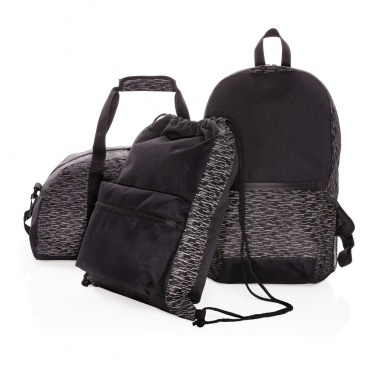 Logotrade promotional item picture of: AWARE™ RPET Reflective laptop backpack