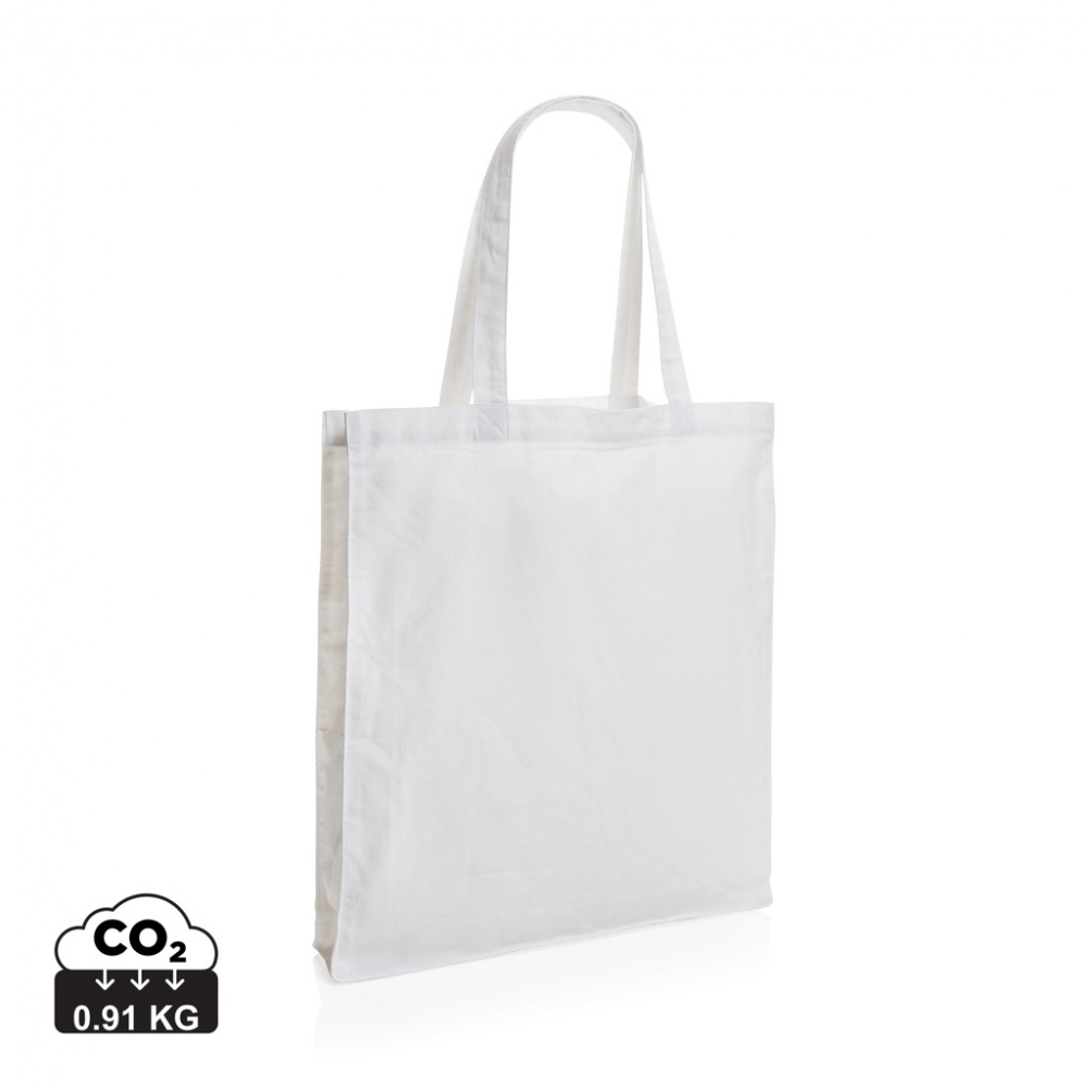 Logotrade corporate gift image of: Impact AWARE™ Recycled cotton tote w/bottom 145g