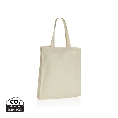 Logotrade promotional gift picture of: Impact AWARE™ Recycled cotton tote w/bottom 145g