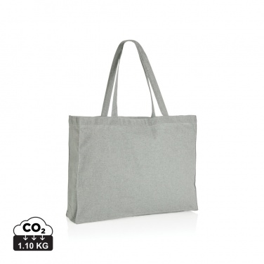 Logo trade corporate gift photo of: Impact AWARE™ Recycled cotton shopper 145g