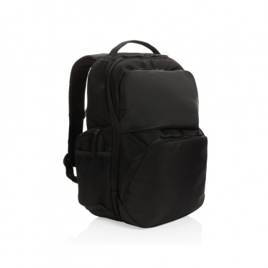 Logo trade promotional products picture of: Swiss Peak AWARE™ RPET 15.6 inch commuter backpack
