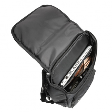 Logotrade promotional giveaway image of: Swiss Peak AWARE™ RPET Voyager 15.6" laptop backpack