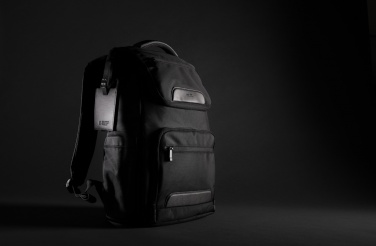 Logo trade business gifts image of: Swiss Peak AWARE™ RPET Voyager 15.6" laptop backpack