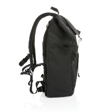 Logotrade advertising products photo of: Impact AWARE™ RPET water resistant 15.6" laptop backpack