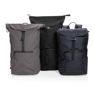 Logo trade promotional merchandise image of: Impact AWARE™ RPET water resistant 15.6" laptop backpack