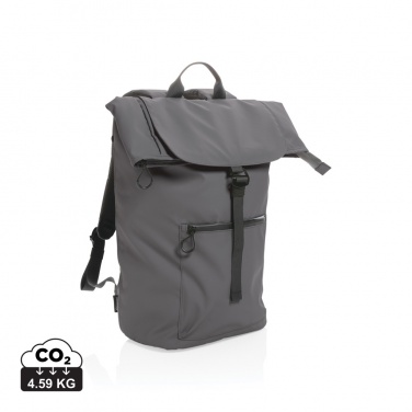 Logotrade advertising product picture of: Impact AWARE™ RPET water resistant 15.6" laptop backpack