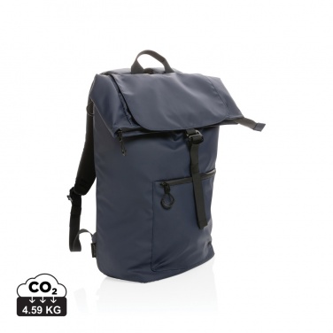 Logotrade advertising product picture of: Impact AWARE™ RPET water resistant 15.6" laptop backpack