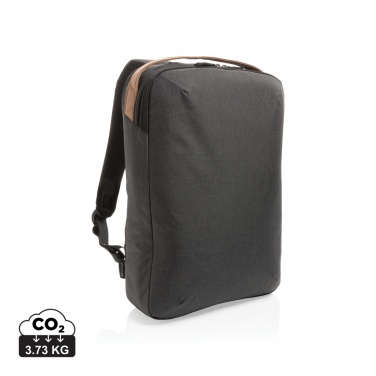 Logotrade promotional products photo of: Impact AWARE™ 300D two tone deluxe 15.6" laptop backpack
